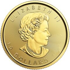 1/4 oz Canadian Gold Maple Leaf Coin - Random Year