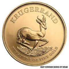 1 oz South African Gold Krugerrand Coin - Random Year (Scuffed)