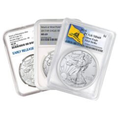 Random US Silver Eagle NGC/PCGS MS-69 1 oz Coin