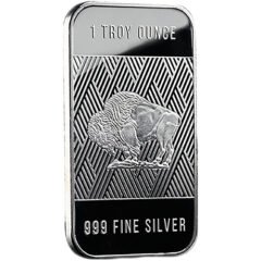 Republic Metals 1 oz Silver Buffalo Bar