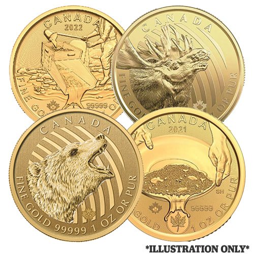 Royal Canadian Mint Gold 0.99999 1 Oz Coin 1