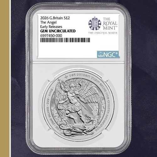 Royalmint 2026 1oz Silver Angel Obv Ngc Earlyrelease Gem 500x500 Coloredbg