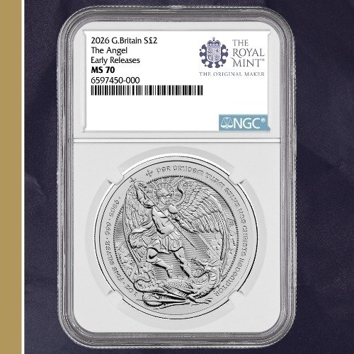 Royalmint 2026 1oz Silver Angel Obv Ngc Earlyrelease Ms70 500x500 Coloredbg