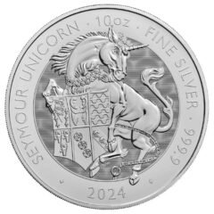 2024 10 oz Tudor Beast The Seymour Unicorn Silver Coin