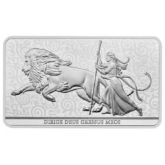 2025 10 oz Una and the Lion Silver Bar
