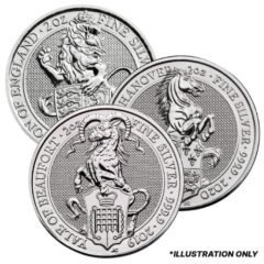 2 oz The Queen’s Beast Silver Coin - Design Our Choice