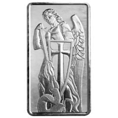 10 oz Scottsdale Mint Silver Bar - Archangel Michael