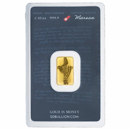 Sd Bullion Gold Cross And Flag Cases Obverse 500x500 1