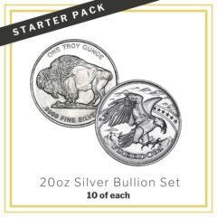 20 oz Silver Bullion - Starter Pack