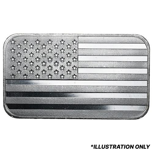 Sgnflagbar 1 1oz Silver Americanflagbar Obverse 2 1 1