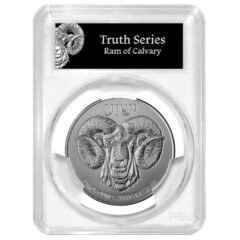 2026 PCGS MS-70 First Strike 5 oz Ram of Calvary High Relief Silver Coin