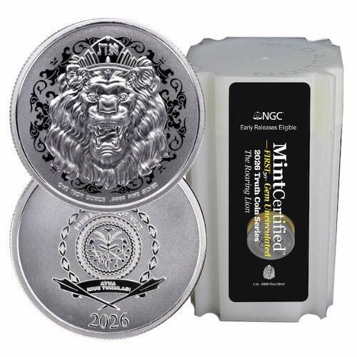 Sni26roaringlionngcmcf30 1 20 2026 Ni Silver Roaring Lion Ngc Mintcertified First30 1 Oz Coin Sealed Tube Main