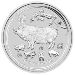 2019 Australian Lunar Year of the Pig Silver Coin 10 oz
