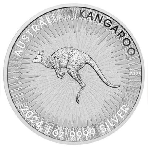 Spe24kang 1 2024 1 Oz Australian Silver Kangaroo Coin Reverse