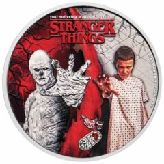 2026 1/2 oz Stranger Things "Eleven + Vecna" Colorized Proof Collector Silver Coin