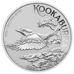 2026 1 Kilo Australian Silver Kookaburra Coin BU