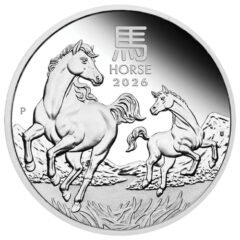 2026 1/2 oz Year of the Horse Silver Proof Coin – Lunar Series III
