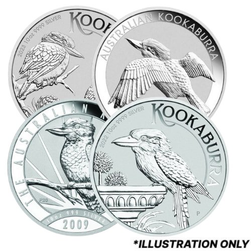 Spekook 10 Perth Mint Kookaburra Silver 10 Oz Coin Layout