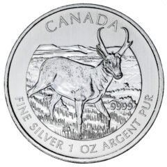 2013 1 oz Pronghorn Antelope Silver Coin