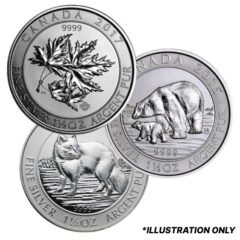 1.5 oz Royal Canadian Mint Silver Coins - Random Design