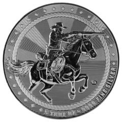 5 oz The Rifleman Silver Round - Cowboy Series