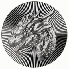 1 oz Scottsdale Silver Dragon Stacker Round