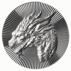 2 oz Scottsdale Silver Dragon Stacker Round