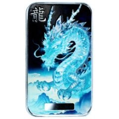 2026 1 oz Lucky Dragon Winter Frost Silver Bar