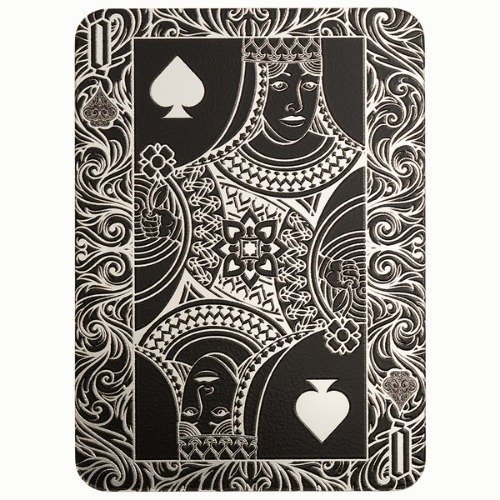 Ssi26queenspades 1rp 2026 Si Silver Queen Of Spades Shaped 1 Oz Reverse Proof Coin Front