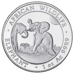 2024 1 oz Somalia Elephant Silver Coin