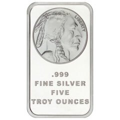 5 oz Buffalo Silver Bar