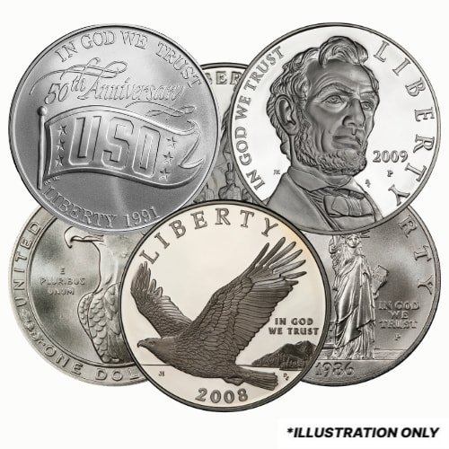 Sus1commem 07734 1983 2018 Us Silver 1 Commem Bullion Proof 0.9 Silver Mainv2