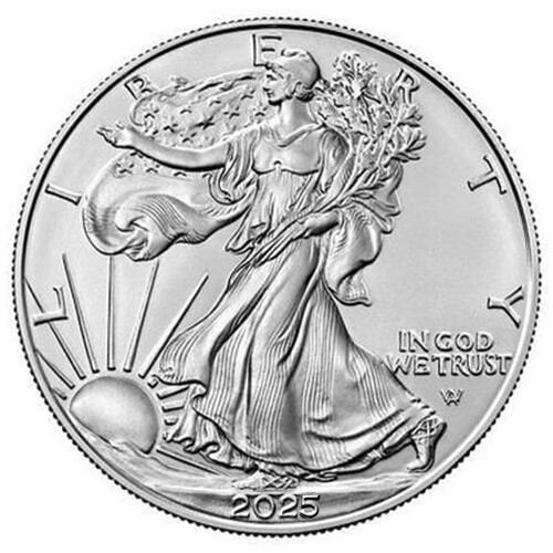 Sus25ase 1 2025 Us Silver Eagle 1 Oz Coin Obverse