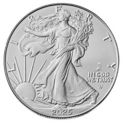 2025-(P) Eagle Privy 1 oz American Silver Eagle Coin BU