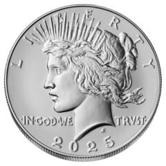2025 Silver Peace Dollar Coin - In Capsule