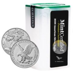 2026 American Silver Eagles MintCertified™ Premium Uncirculated | Sealed Tube