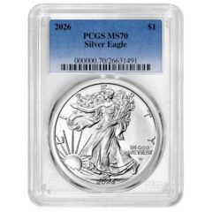 2026 PCGS MS-70 1 oz American Silver Eagle Coin