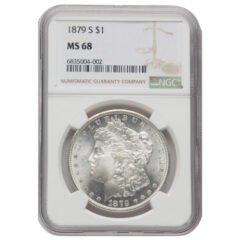 1879-S NGC MS-68 Morgan Silver Dollar Coin