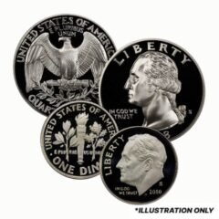 $10 Face - 90% Modern Quarters / Dimes - Unspecified Silver Coins