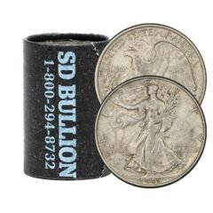 $10 Face - 90% US Walking Liberty Silver Half Dollars - XF/AU