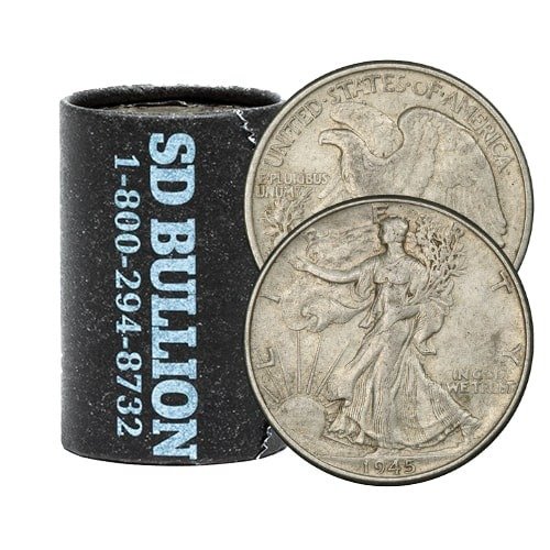 Sus90walklibhalfauxf 10face 10 Face Walking Liberty Half Dollar Au Xf Main