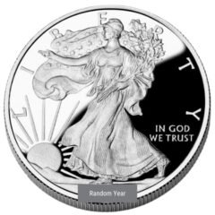 1 oz American Silver Eagle Proof Coin (In Capsules Only) - Random Year