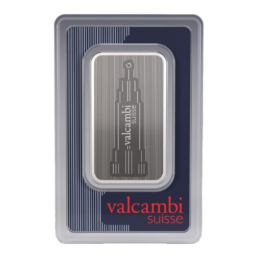 Svaskylinebar 1 Va Silver Skyline 1 Oz Bar In Assay Front