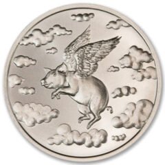 1.5 oz When Pigs Fly Silver Round