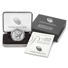 2019-W 1 oz American Palladium Eagle Reverse Proof Coin w/Box and COA